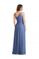 Azul Windsor línea A Un Hombre Gasa Largo Formales Vestidos de dama de honor / Vestidos de noche Outlet