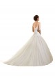Blanco Cuello de Corazón Cola capilla Tul Encaje Vestidos de novia Outlet