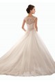 Blanco Hombros Descubiertos Cola capilla Tul Encaje Vestidos de novia Outlet