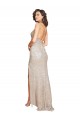 Champán Sirena Tirantes espagueti Lentejuela Lentejuelas brillantes Largo Formales Vestidos de dama de honor / Vestidos de fiesta Outlet