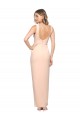 Cubierta Cuadrado Crepé Elástico Largo Formales Vestidos de dama de honor / Vestidos de fiesta Outlet