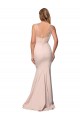 Cubierta Cuello de Corazón Crepé Elástico Tul Largo Formales Vestidos de dama de honor / Vestidos de fiesta Outlet