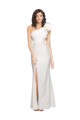 Marfil Cubierta Un Hombre Crepé Elástico Largo Formales Vestidos de dama de honor / Vestidos de fiesta Outlet