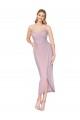 Primavera Sirena Tirantes espagueti Gasa Corto Asimétrico Vestidos de dama de honor / Vestidos de fiesta / Vestidos de cóctel / Vestidos para homecoming Outlet