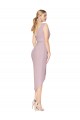 Primavera Sirena Un Hombre Cuello de Corazón Cóctel Gasa Corto Asimétrico Formales Vestidos de dama de honor / Vestidos de fiesta Outlet
