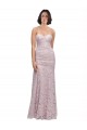 Sirena Cuello de Corazón Encaje Largo Vestidos de dama de honor / Vestidos de fiesta Outlet