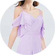Top Con Hombros Vestidos de dama de honor Outlet